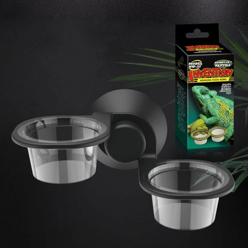 Reptiles Feeder Hanging Feeding Solid Food Water Basin for Terrarium Insect Spiders Reptiles Snake Geckos Pet Supplies