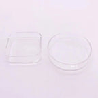 Transparent Square 6cm Aquarium Fish Tank Shrimp Food Feeding Glass Feeder Floating Bottom Feeder Fish Shrimp Food Bowl