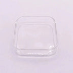 Transparent Square 6cm Aquarium Fish Tank Shrimp Food Feeding Glass Feeder Floating Bottom Feeder Fish Shrimp Food Bowl
