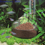 Acrylic Aquarium Feeder Tube Set Dish Transparent Fish Tank Shrimp Snail Food Feeder Bowl Aquarium Feeding Accessories Shrimp