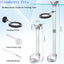 Acrylic Aquarium Feeder Tube Set Dish Transparent Fish Tank Shrimp Snail Food Feeder Bowl Aquarium Feeding Accessories Shrimp