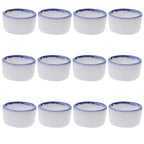 12 Pcs Basin Small Terrarium Jumping Spider Enclosure Tarantula The Fence Millipede Ceramics Mini Water Sink Reptile Baby