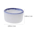 12 Pcs Basin Small Terrarium Jumping Spider Enclosure Tarantula The Fence Millipede Ceramics Mini Water Sink Reptile Baby