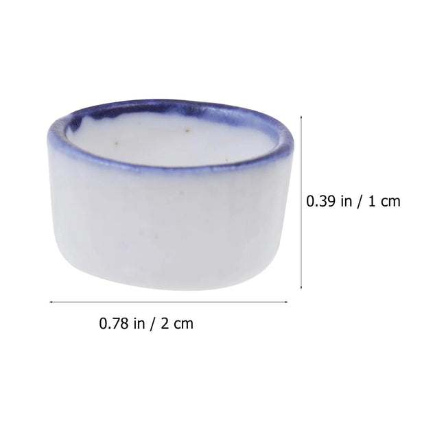 12 Pcs Basin Small Terrarium Jumping Spider Enclosure Tarantula The Fence Millipede Ceramics Mini Water Sink Reptile Baby Main Image