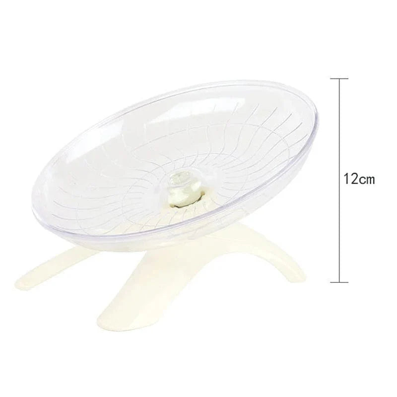 Pet Hamster Flying Saucer Exercise Squirrel Wheel Hamster Mouse Running Disc