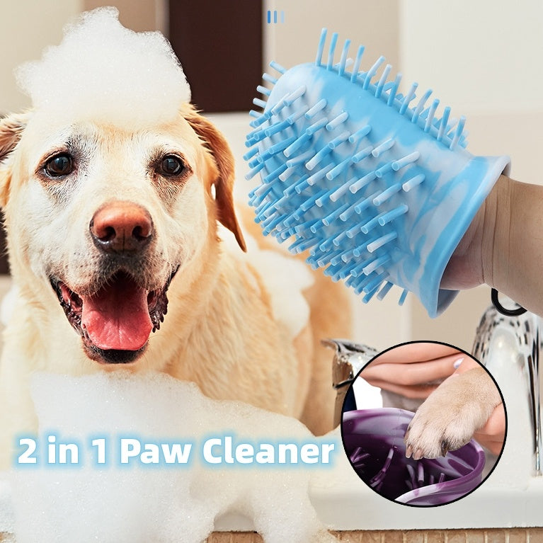 Dog Paw Cleaner Cup Portable Foot Wash Brush