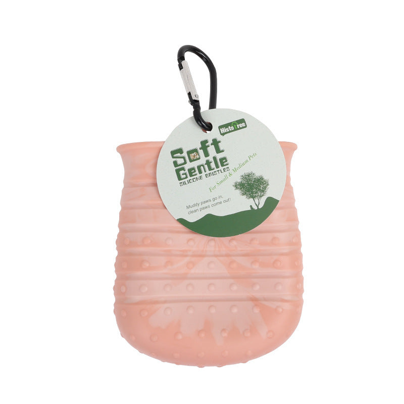 Dog Paw Cleaner Cup Portable Foot Wash Brush