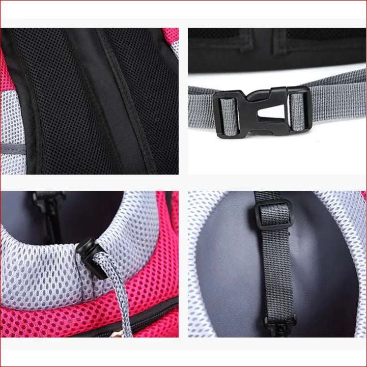 Pet Carrier Backpack — Breathable Oxford Travel Bag for Dogs & Cats