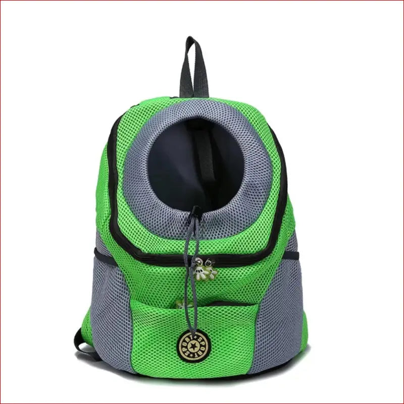Pet Carrier Backpack — Breathable Oxford Travel Bag for Dogs & Cats