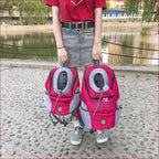 Pet Carrier Backpack — Breathable Oxford Travel Bag for Dogs & Cats