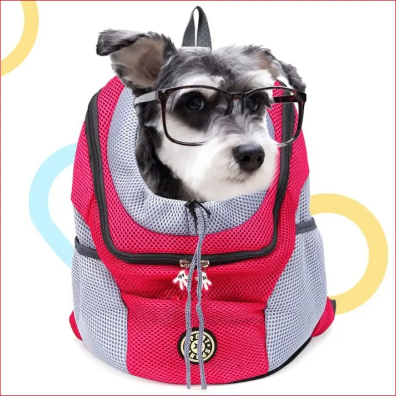 Pet Carrier Backpack — Breathable Oxford Travel Bag for Dogs & Cats