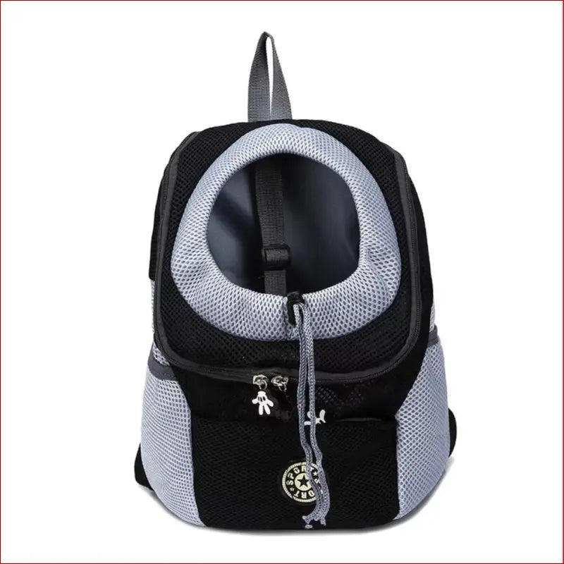 Pet Carrier Backpack — Breathable Oxford Travel Bag for Dogs & Cats