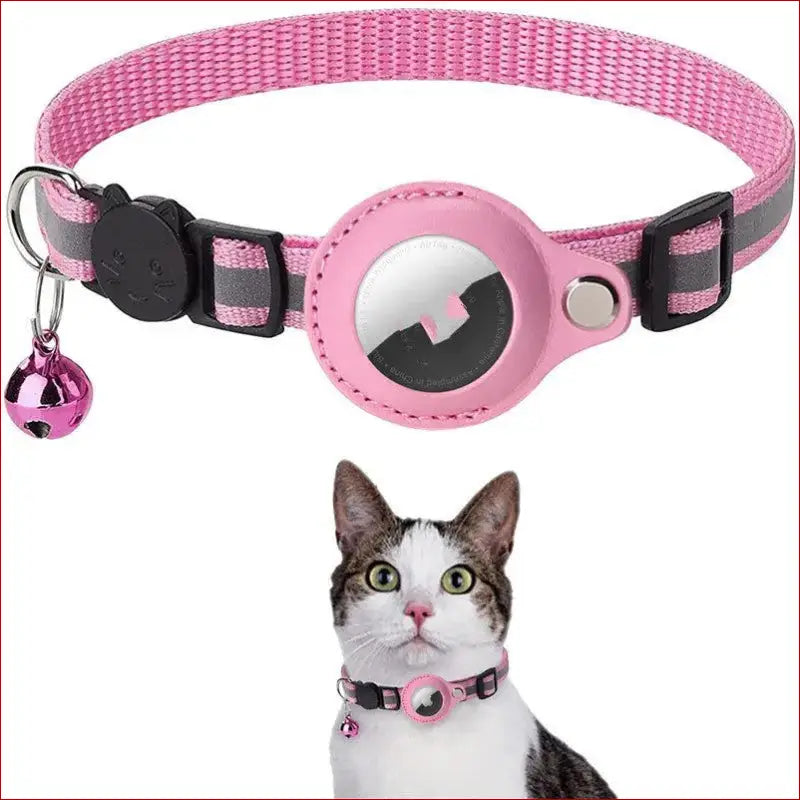 AirTag Pet Collar Holder – Reflective & Waterproof