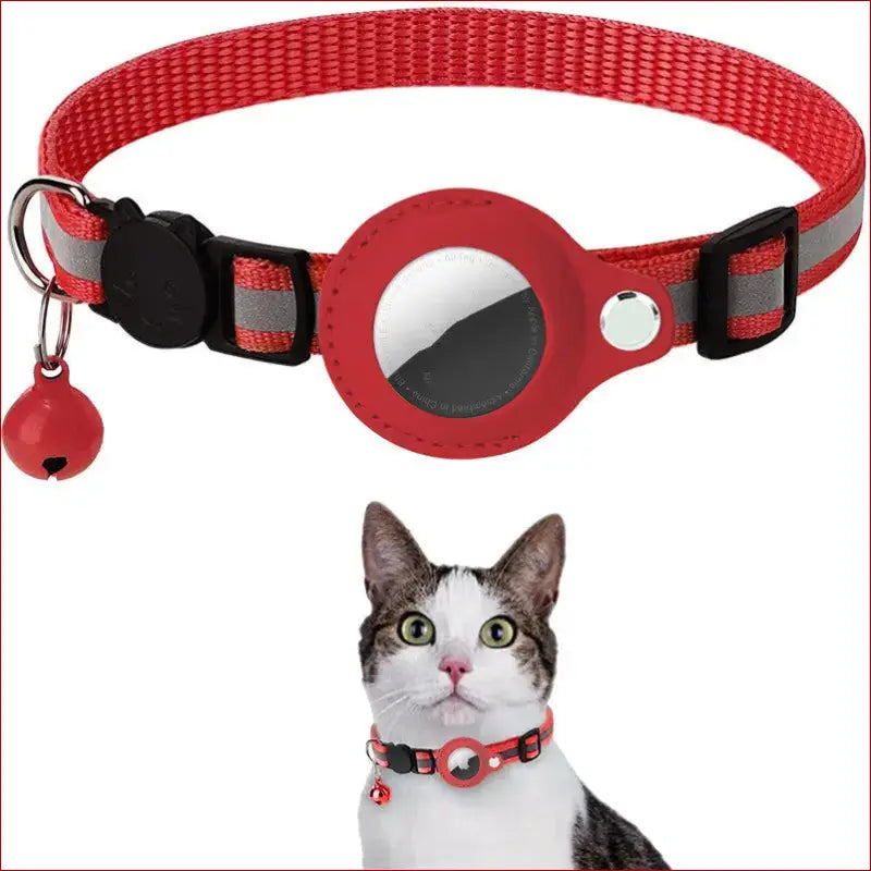 AirTag Pet Collar Holder – Reflective & Waterproof