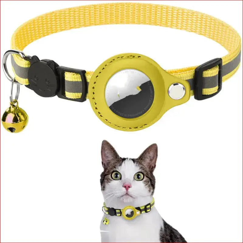 AirTag Pet Collar Holder – Reflective & Waterproof