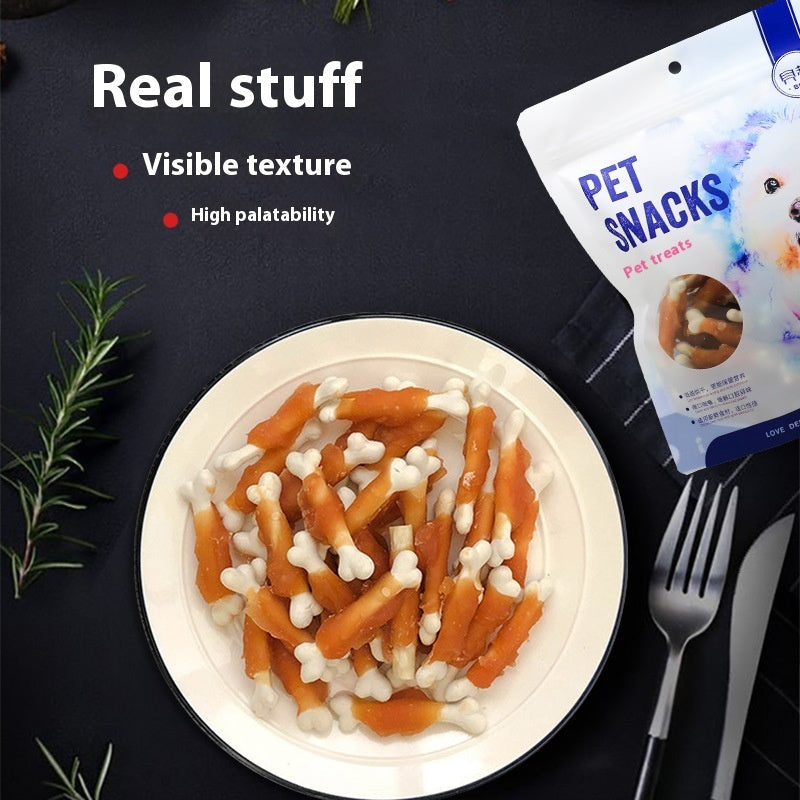 Chicken-Wrapped Milk Bones Pet Snack 400g Tasty Treats for Dogs