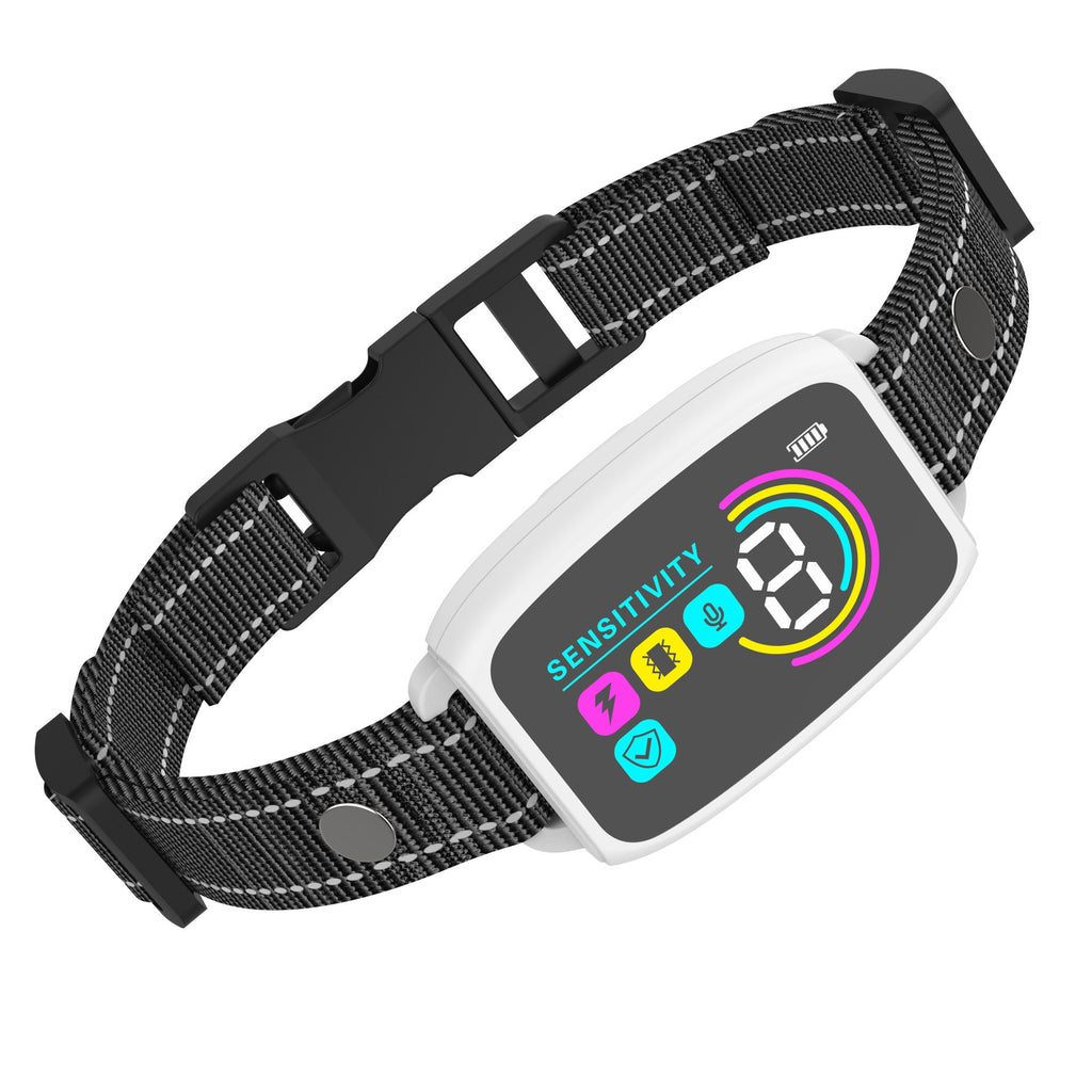 Smart Rechargeable Anti-Bark Dog Collar HD Display & Waterproof