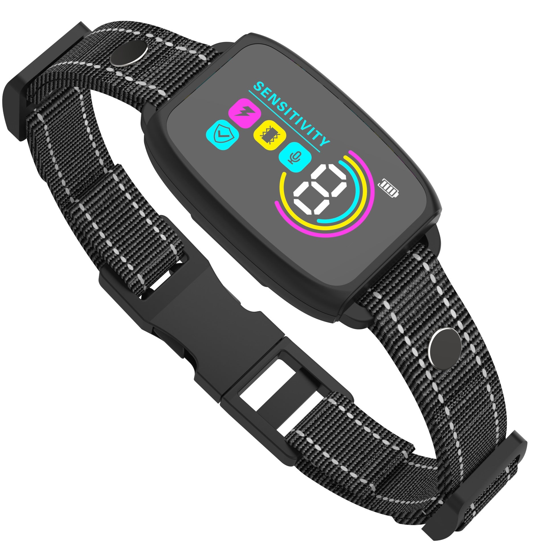 Smart Rechargeable Anti-Bark Dog Collar HD Display & Waterproof
