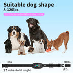 Smart Rechargeable Anti-Bark Dog Collar HD Display & Waterproof