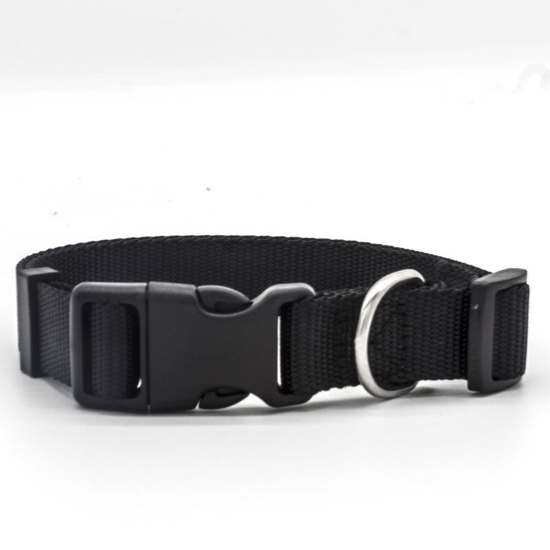 Soft Nylon Pet Collar – Adjustable and Durable for Dogs and Cats