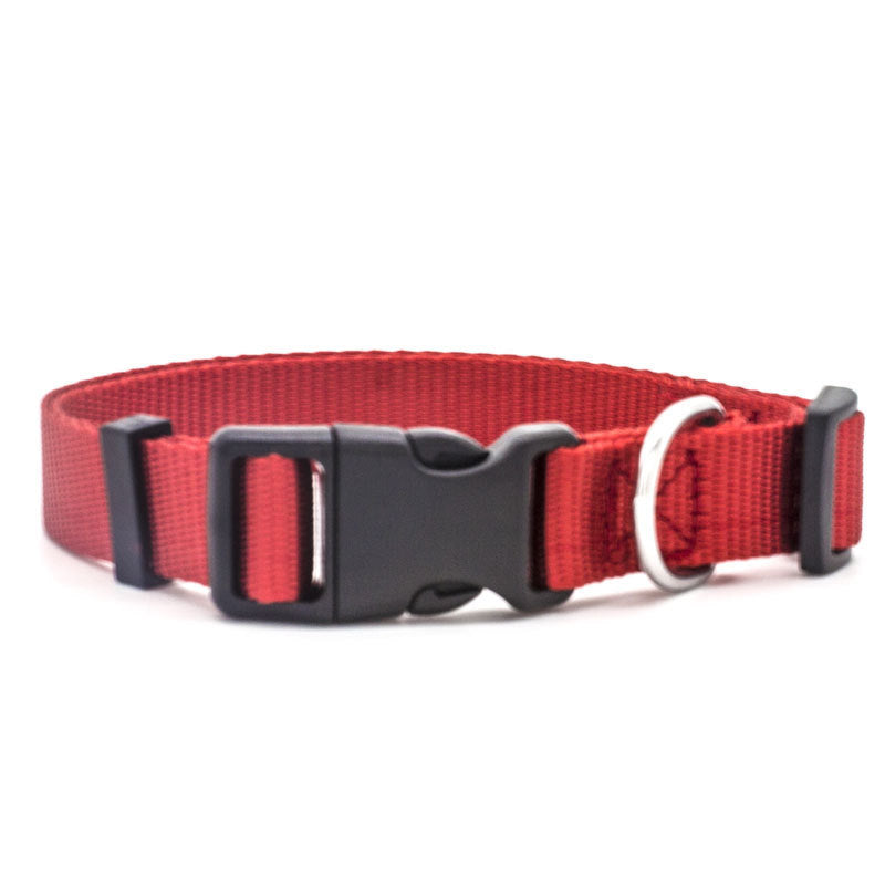Soft Nylon Pet Collar – Adjustable and Durable for Dogs and Cats
