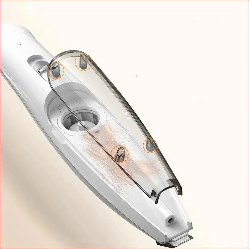 Pet Grooming Trimmer — Cordless Clipper with Built-In Hair Collector
