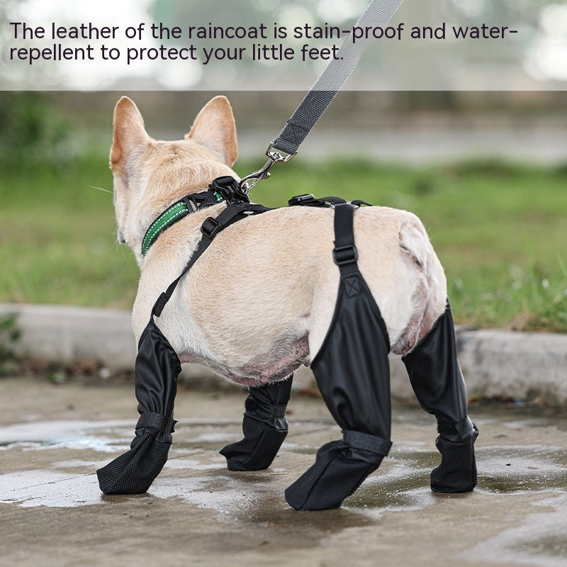 Waterproof Adjustable Dog Boots - Soft Breathable Pet Shoes