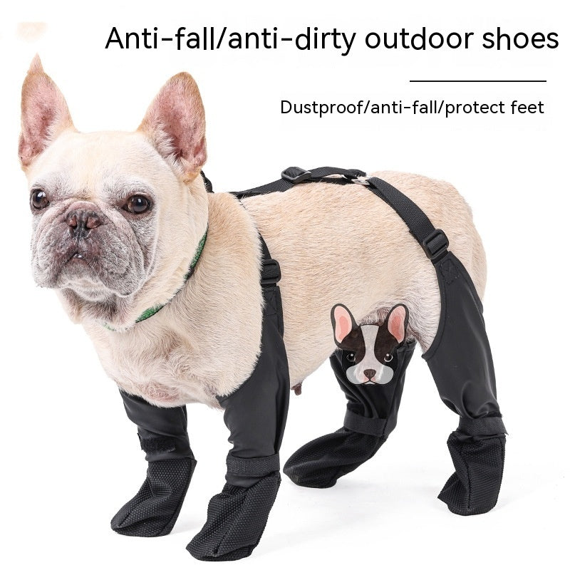 Waterproof Adjustable Dog Boots - Soft Breathable Pet Shoes