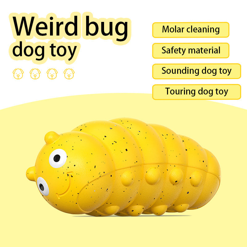 Puppy Chew Toys – Bug Shape Squeaky Teething Toy