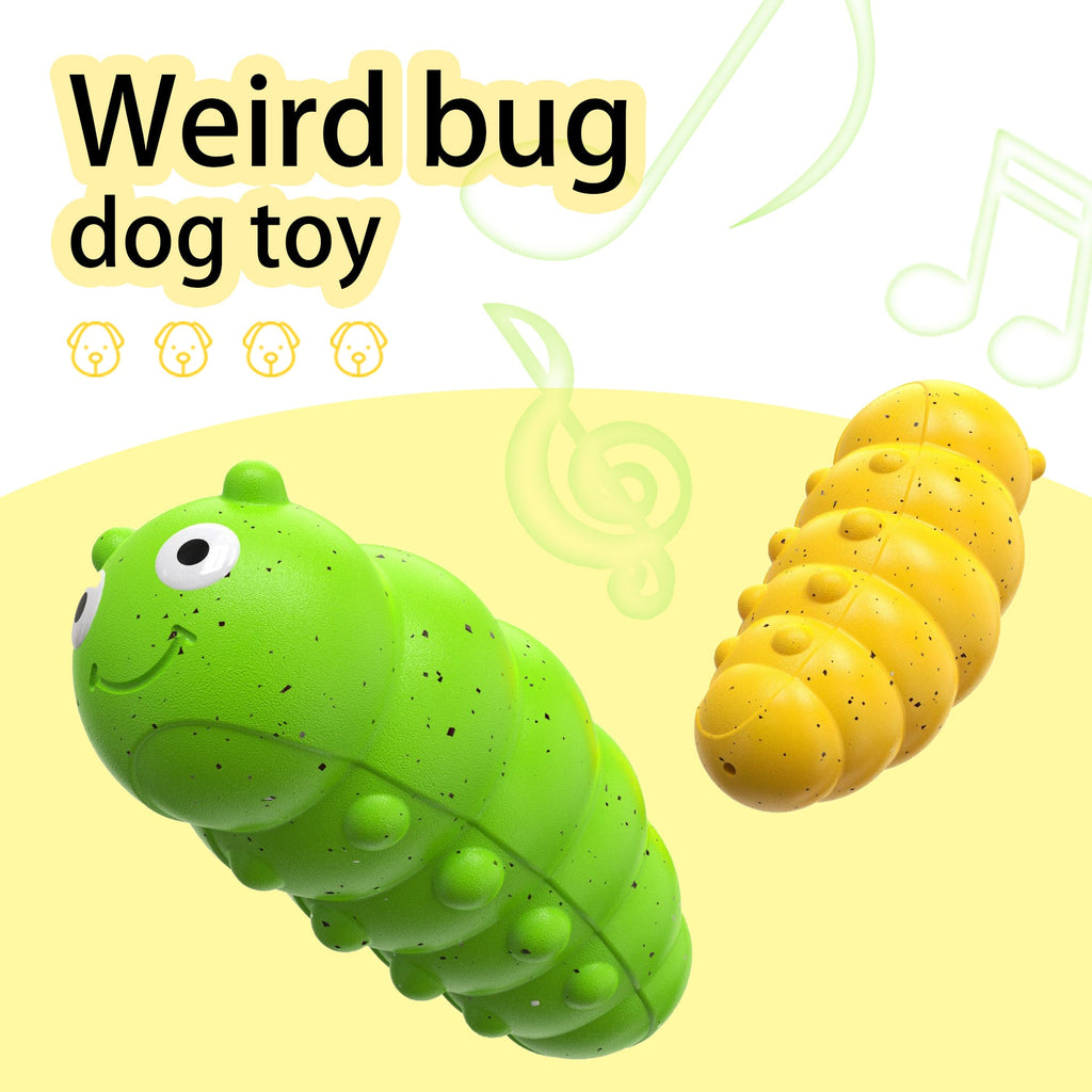 Puppy Chew Toys – Bug Shape Squeaky Teething Toy